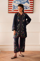 Midnight Bloom Printed two piece